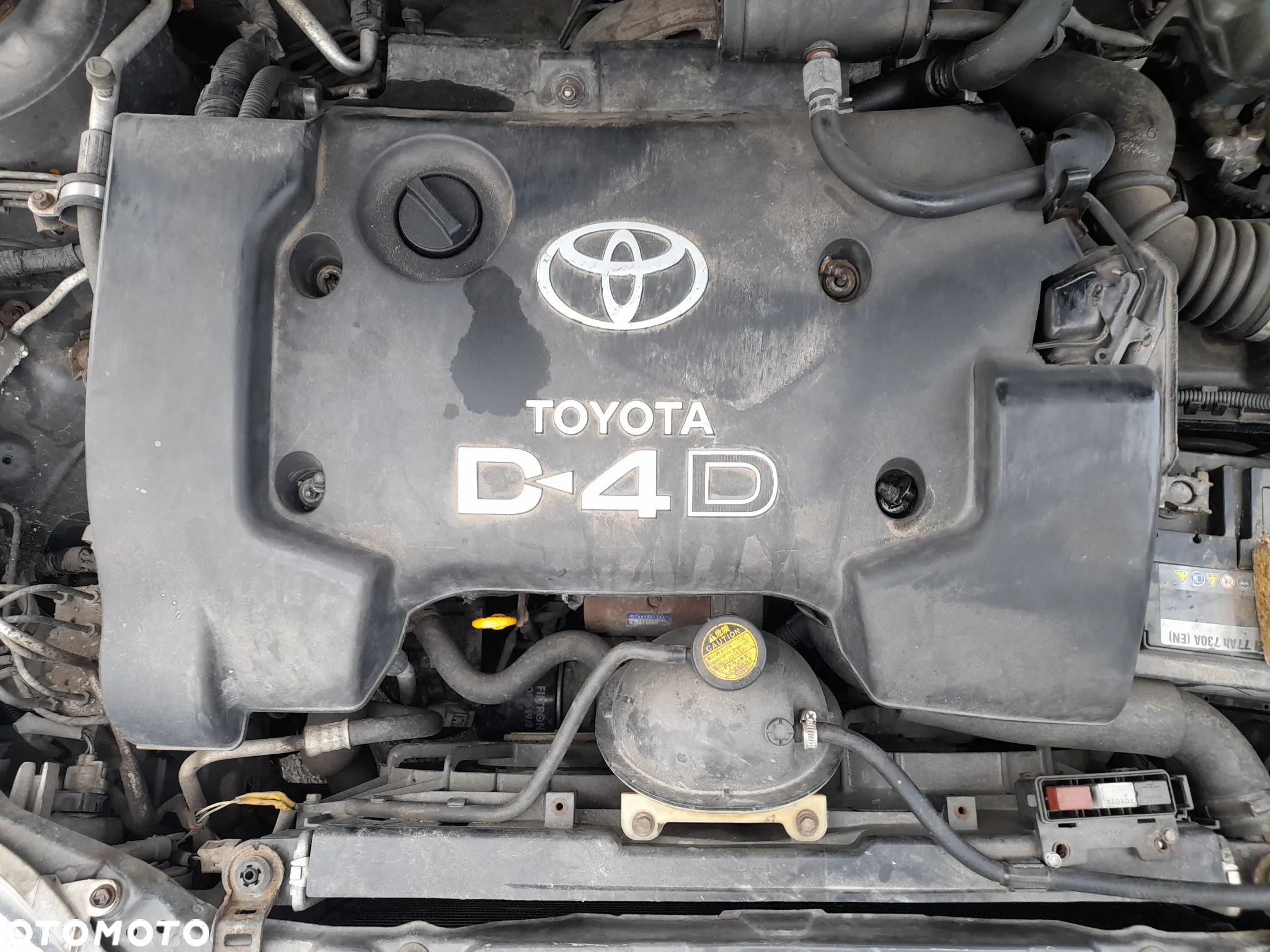 SILNIK 2.0 D-4D 90KM 66kW SŁUPEK 1CD-FTV TOYOTA COROLLA E12 - 2
