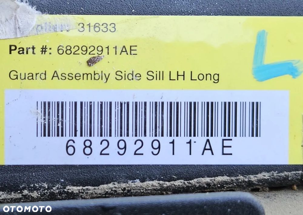 Progi próg stopień JEEP Wrangler JL 68292910AE 68292911AE - 6