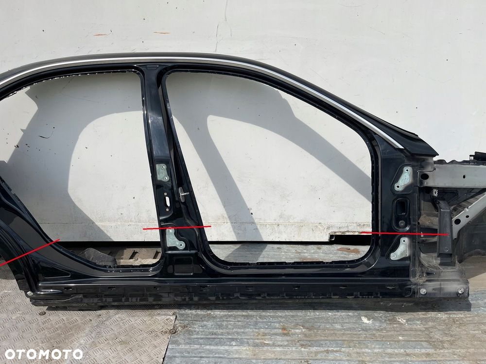 Prog prawy poszycie progu prawe Mercedes W204 SEDAN 040U C040 czarny ORG - 2
