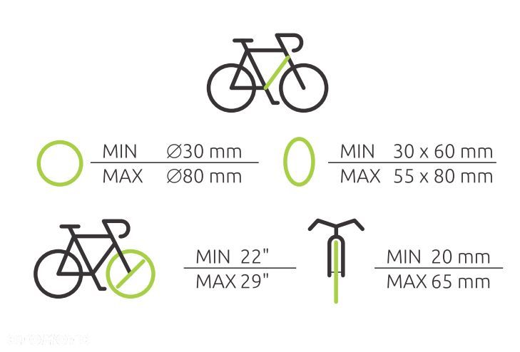 BAGAŻNIK ROWEROWY VETURO 2 na hak holowniczy rowery II Steinhof 30kg - 3
