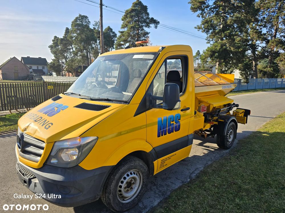 Mercedes-Benz Sprinter 313 CDi piaskarka solarka Econ Schmidt Oryginalna Zabudowa Hydraulika - 13