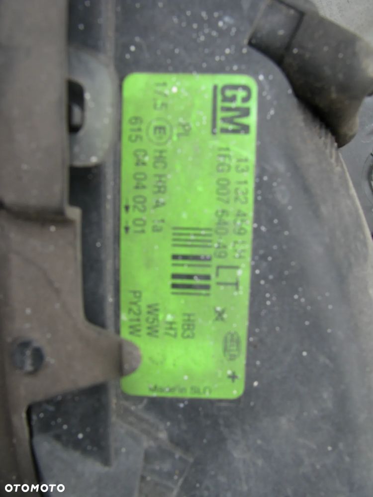 LAMPA LEWA PRZEDNIA OPEL ASTRA II G 13132455 - 6