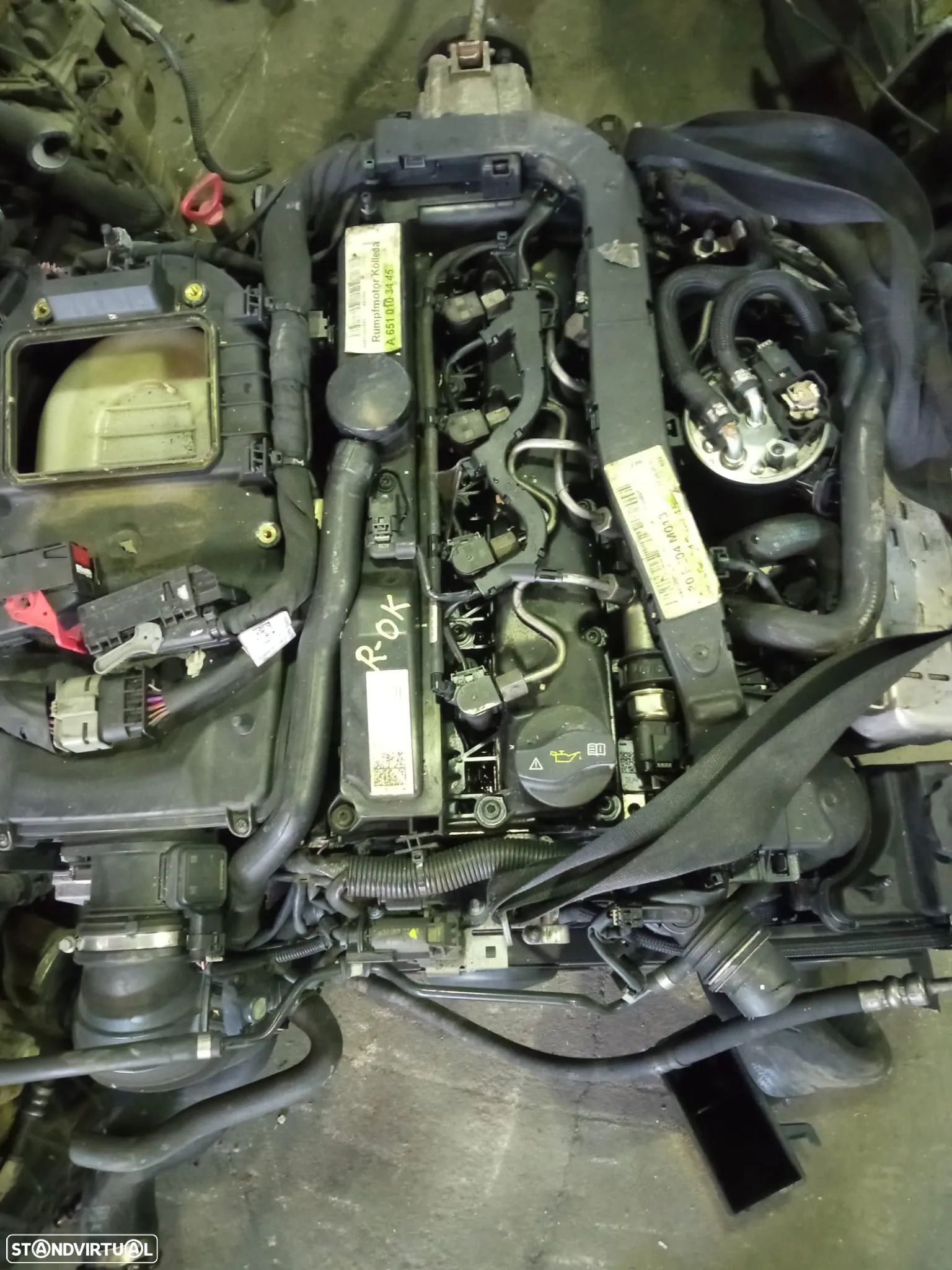 Motor Mercedes C200 e C220CDI REF: 651913 - 1
