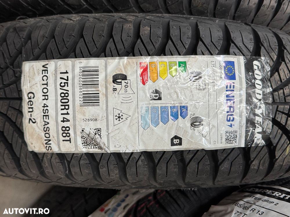Vând 2 anvelope 175/80/14 goodyear allseason noi - 2