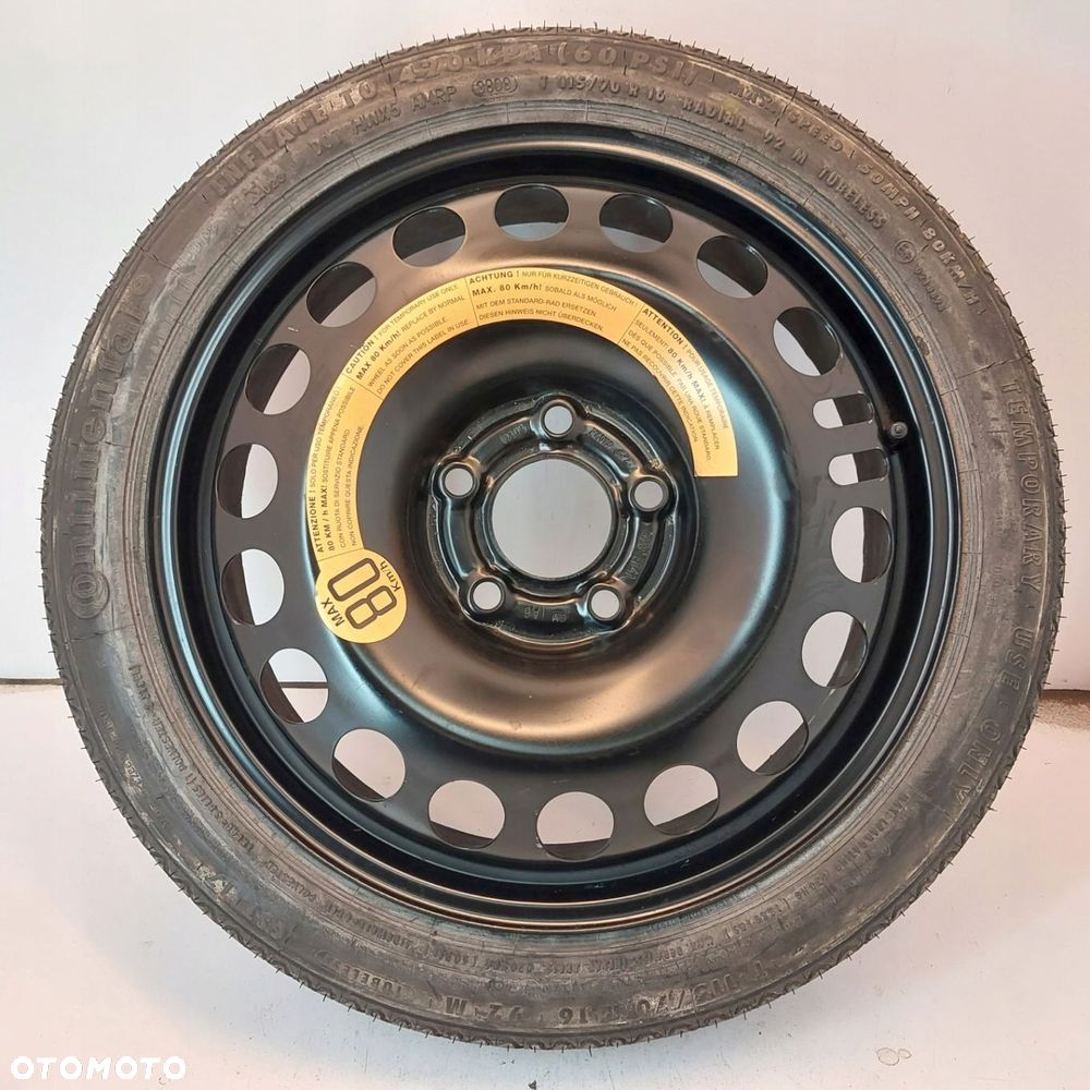 Koło dojazdowe Dojazdówka 16 5x110 Opel Vectra C, Astra H 115/70R16 B1264 - 1