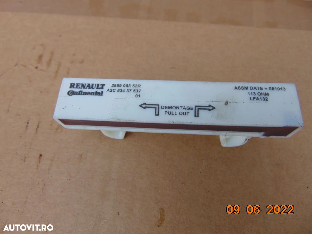 Modul antena Renault megane 3 Clio 4 Captur Fluence Trafic Dacia Duster modul gps zoe dezmembrez - 1