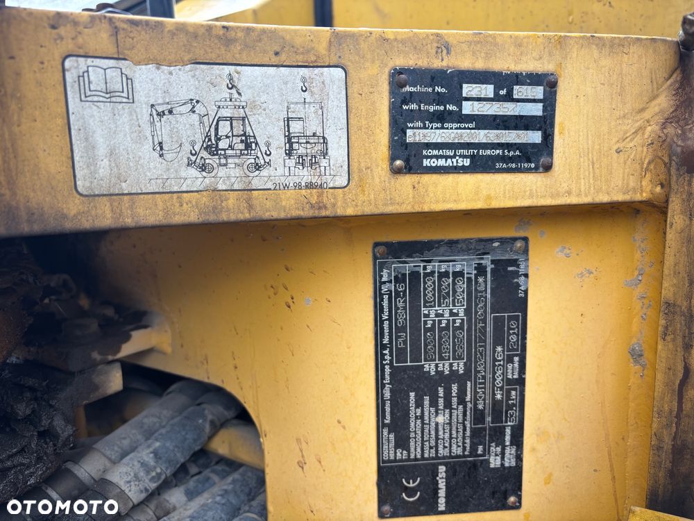 Komatsu PW 98MR-6 - 5
