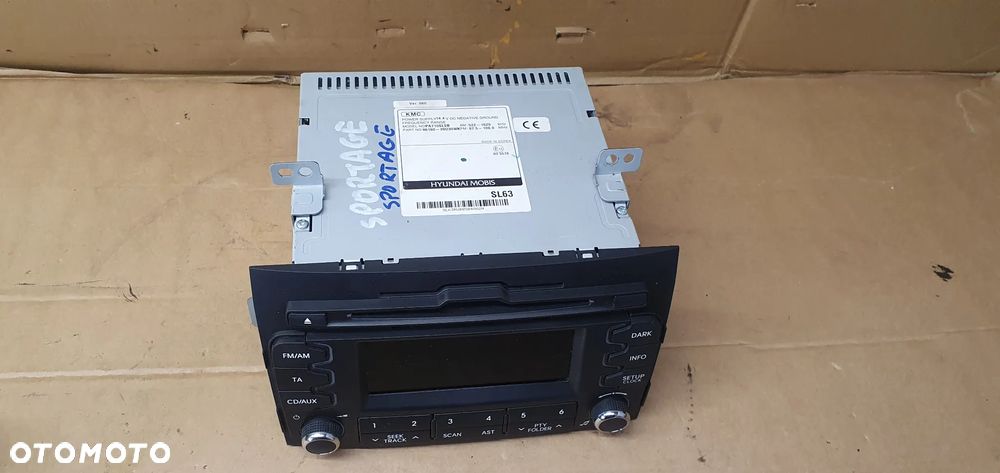 Radio radioodtwarzacz CD fabryczny KOD Kia Sportage III 96160-3U230WK - 4