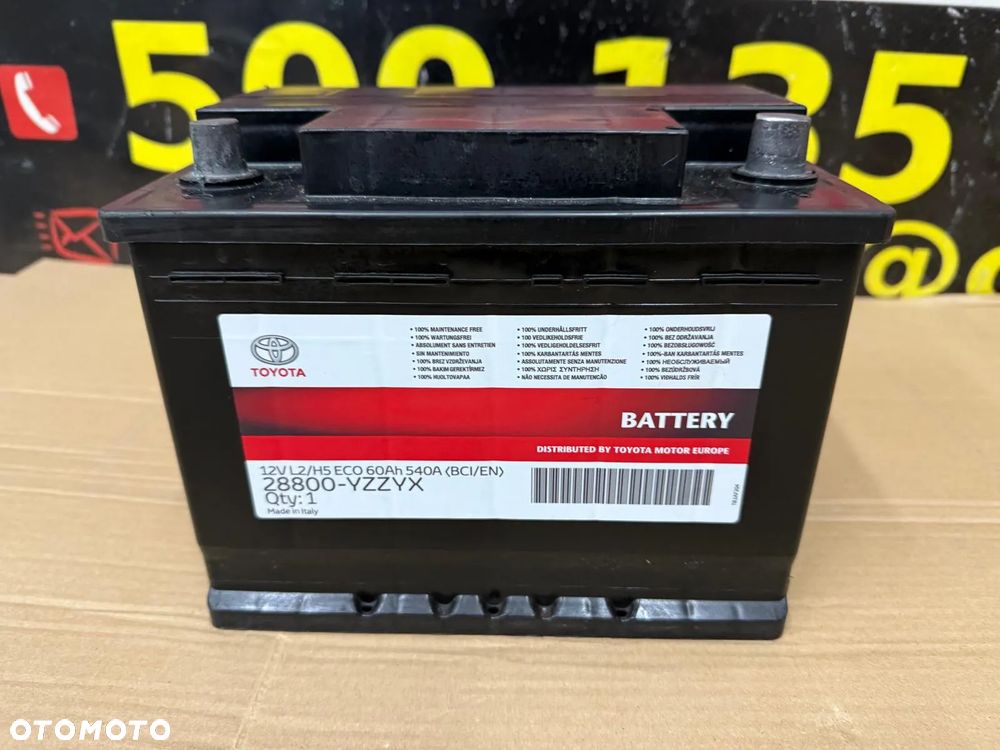 AKUMULATOR TOYOTA 28800-YZZYX 60AH 540A - 2