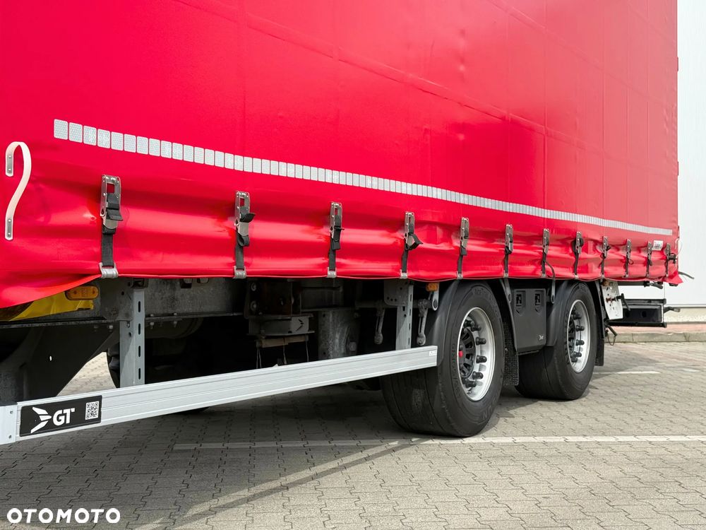 Gniotpol PRZYCZEPA TANDEM / 7,75 M /PODNOSZONA OŚ/ SUWANY PODNOSZONY DACH / - 6