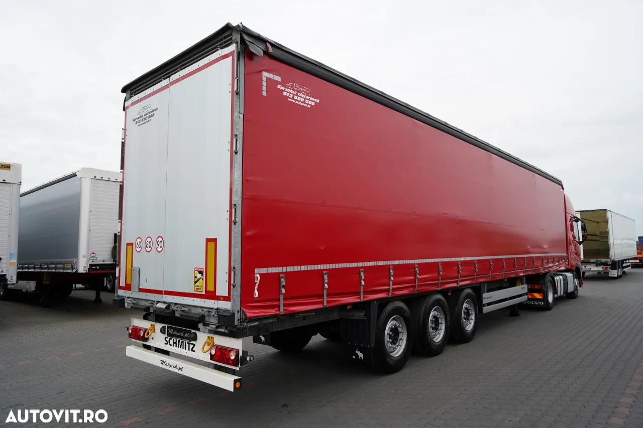 Volvo FH 500 / I-SAVE / XXL / I-PARK COOL / MODEL NOU / ANVELOPE 100% / + CORTINĂ STANDARD SCHMITZ / PUNTE RABATABILĂ / ACOPERIȘ RABATABIL / 2022 / DUPĂ CONTRACTUL DE SERVICE GOLD - 3