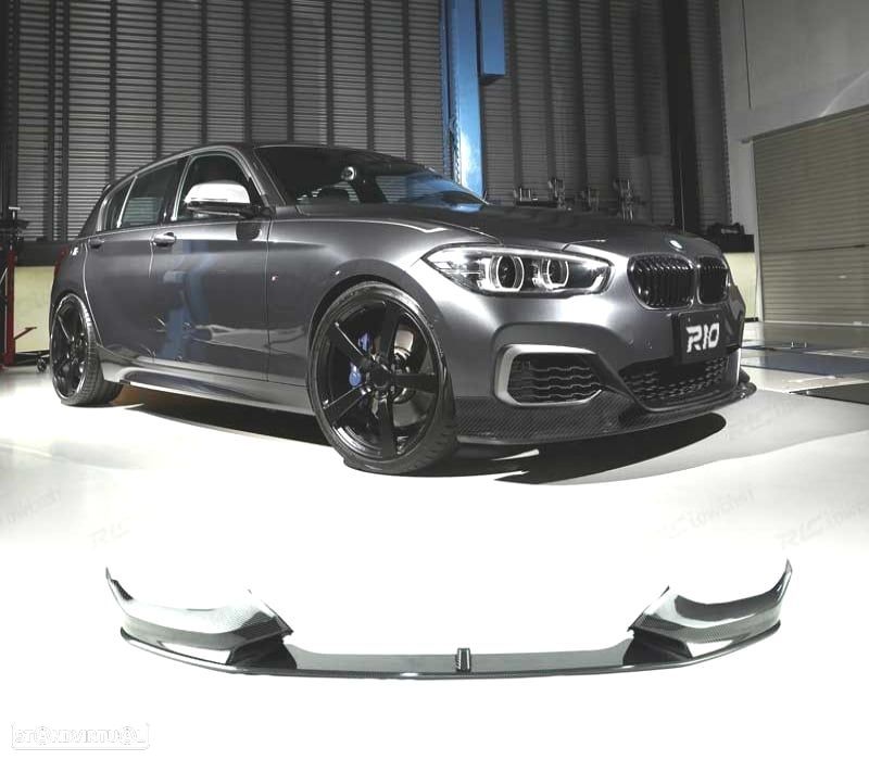 SPOILER LIP FRONTAL BMW F20 F21 15-19 LOOK M PERFORMANCE CARBON - 1