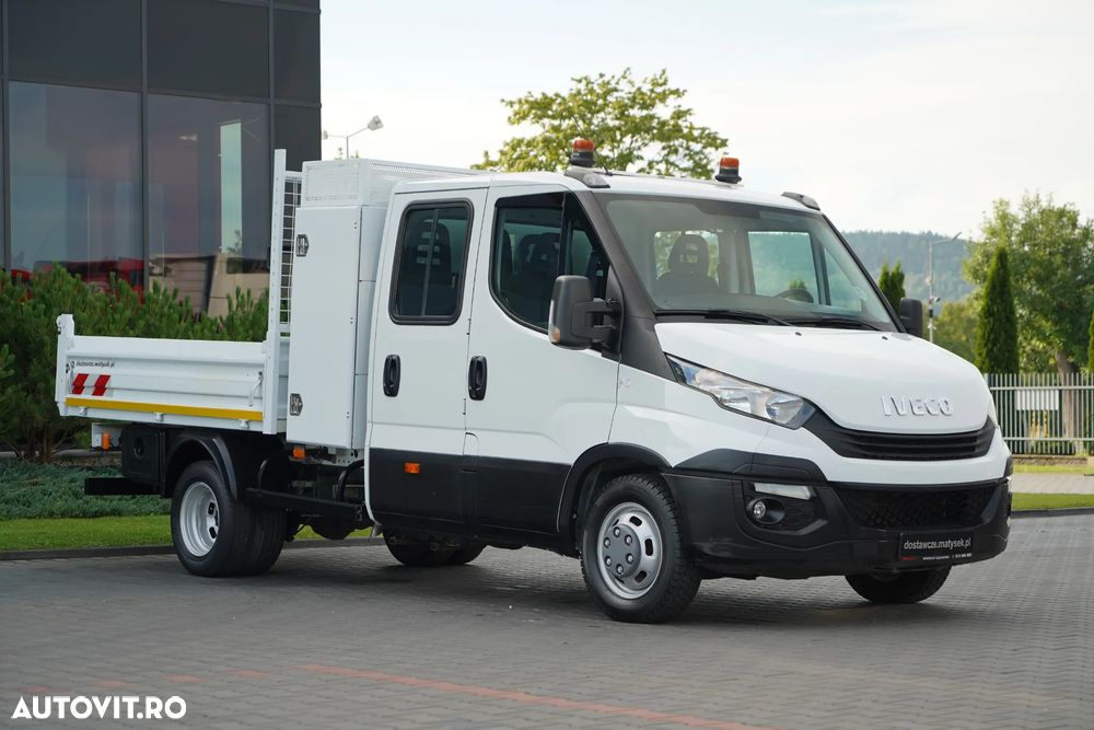 Iveco DAILY 35-180 / BASCULĂ DIN ALUMINIU / CU 6 LOCURI / DOUĂ / MANUALĂ / IMPORTATĂ - 14