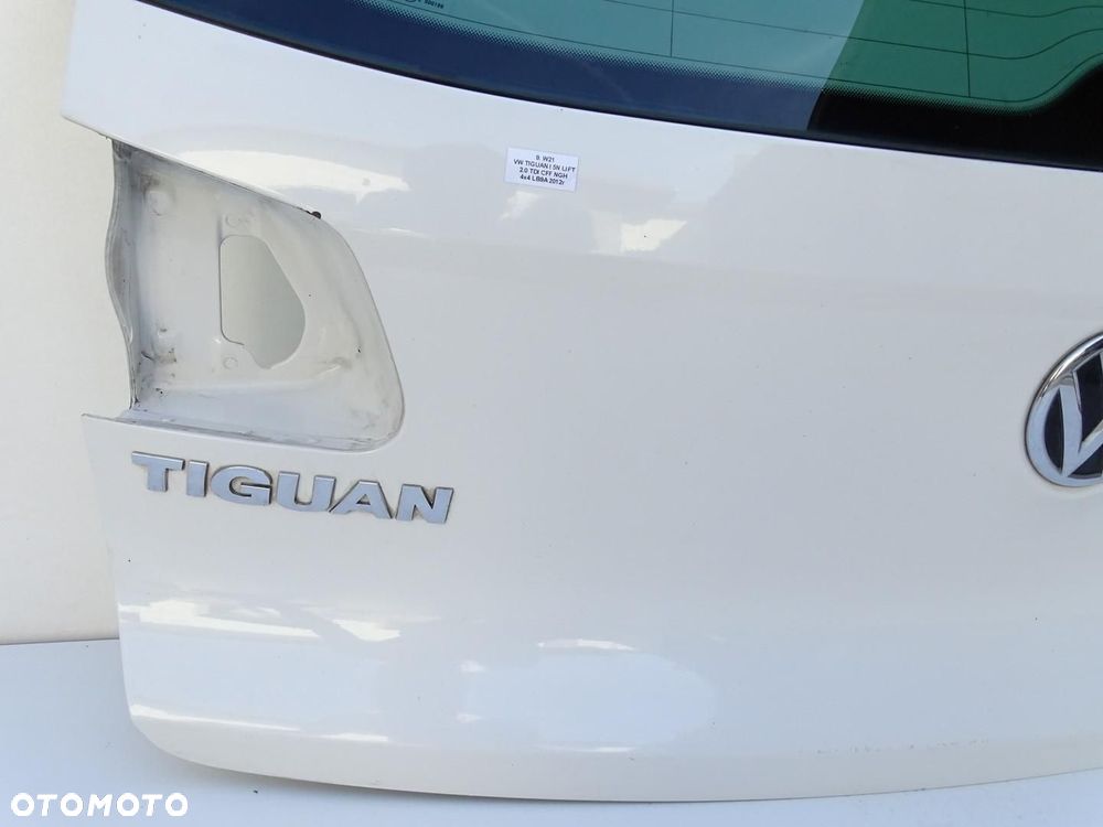 KLAPA TYŁ TYLNA BAGAŻNIKA + SZYBA VW TIGUAN I 5N 07-14r - 8
