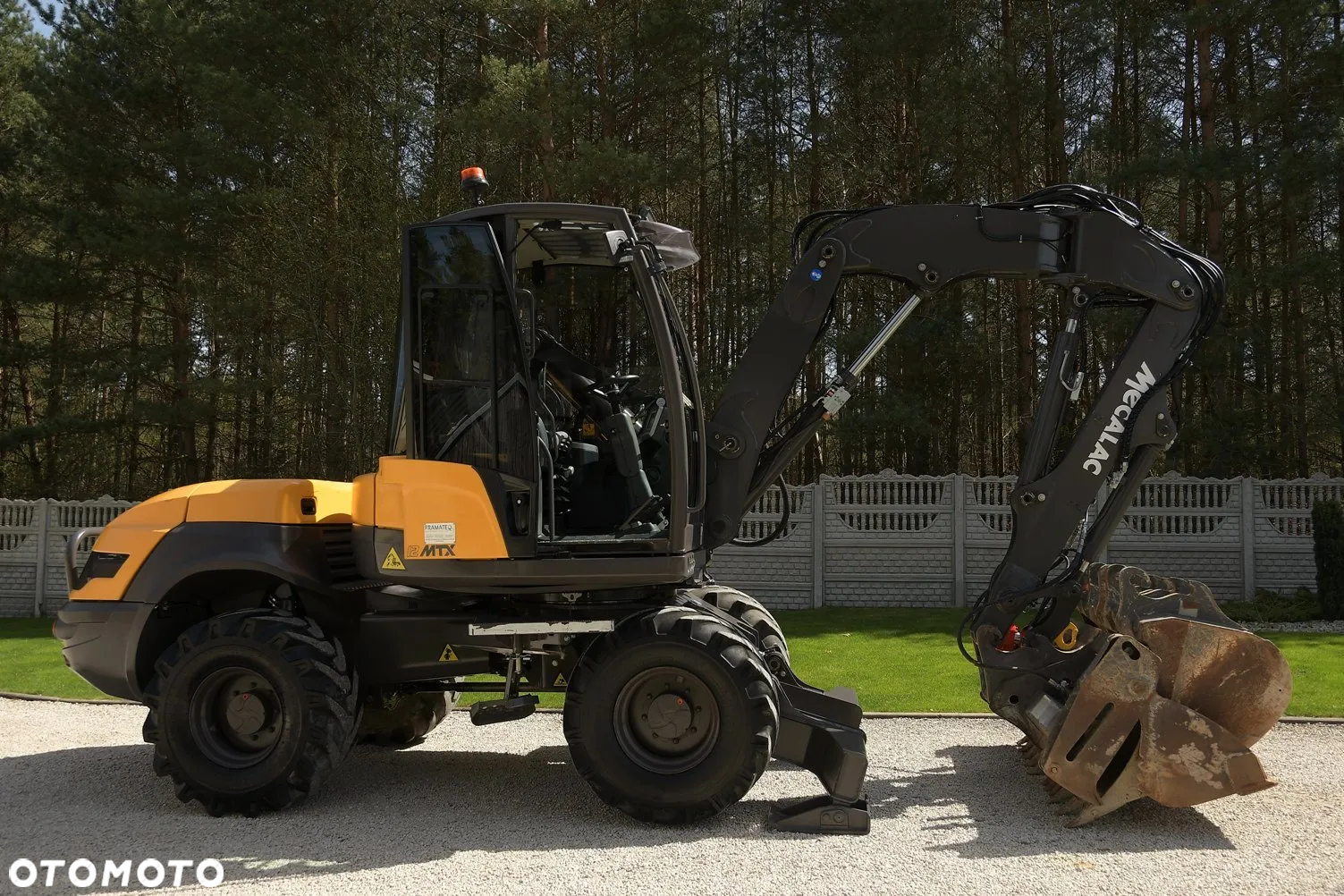 Mecalac Koparka Kołowa MECELAC 12MTX * 2018 * Kpl łyżek * KLIMA * KAMERY * SUPER STAN! - 5