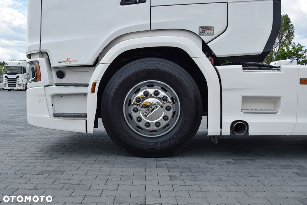 Scania 500S / FULL AIRMATIC / HYDRAULIKA / RETARDER / KLIMATYZACJA POSTOJOWA / ACC / KLIMA / 2 ZBIORNIKI PALIWA / FULL LEDY / FULL SPOILERY / SERWISOWANA / SPROWADZONA - 12