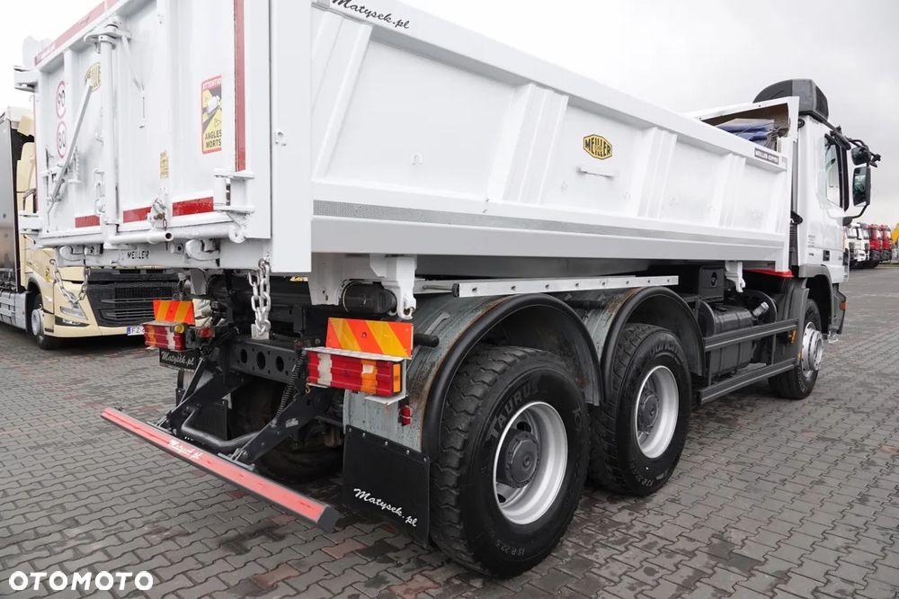 Mercedes-Benz ACTROS 3336 / 6x4 / WYWROTKA / BORDMATIC / HYDROBURTA / MEILLER KIPPER / EPS + SPRZĘGŁO / SPROWADZONY - 15