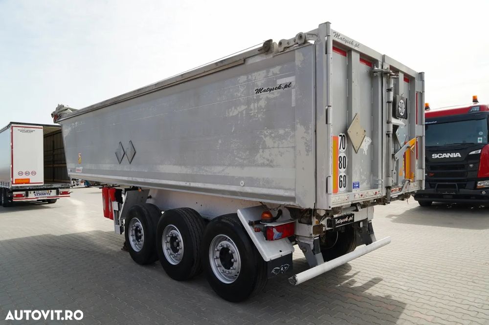 Benalu TIPPER / 30 m³ / ALUMINUM / LIFT AXLE / WEIGHT: 5,000 KG / ELECTRIC CURTAIN / IMPORTED - 5
