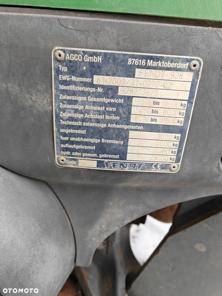 Fendt 928 - 25