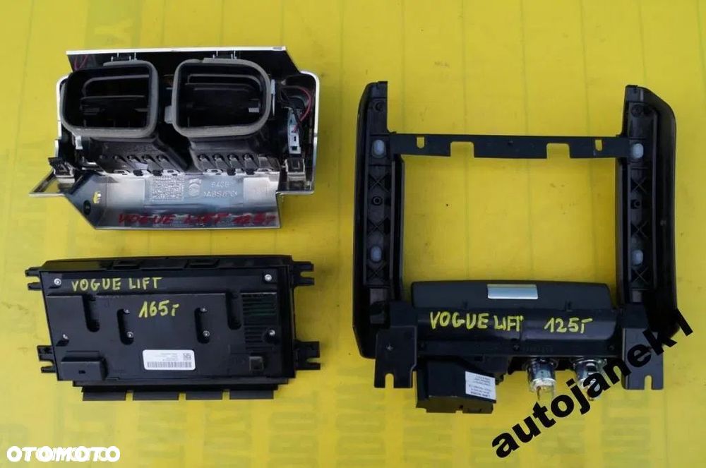 Nawiew tył sterownik foteli popielniczka Vogue lift 09-12 - 3