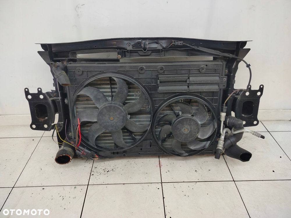 skoda octavia ii lift 08r- pas przedni chłodnice komplet 1.4 tsi benzyna - 5