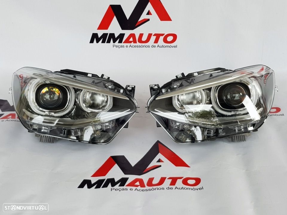 Faróis BMW Série 1 F20 F21 Look Xenon - 1