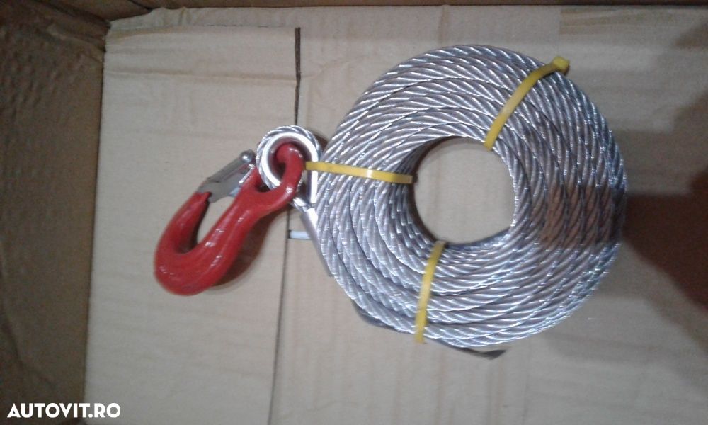 Cablu tractare ALKO 12 metri lungime, grosime 7 mm pt platforme - 1