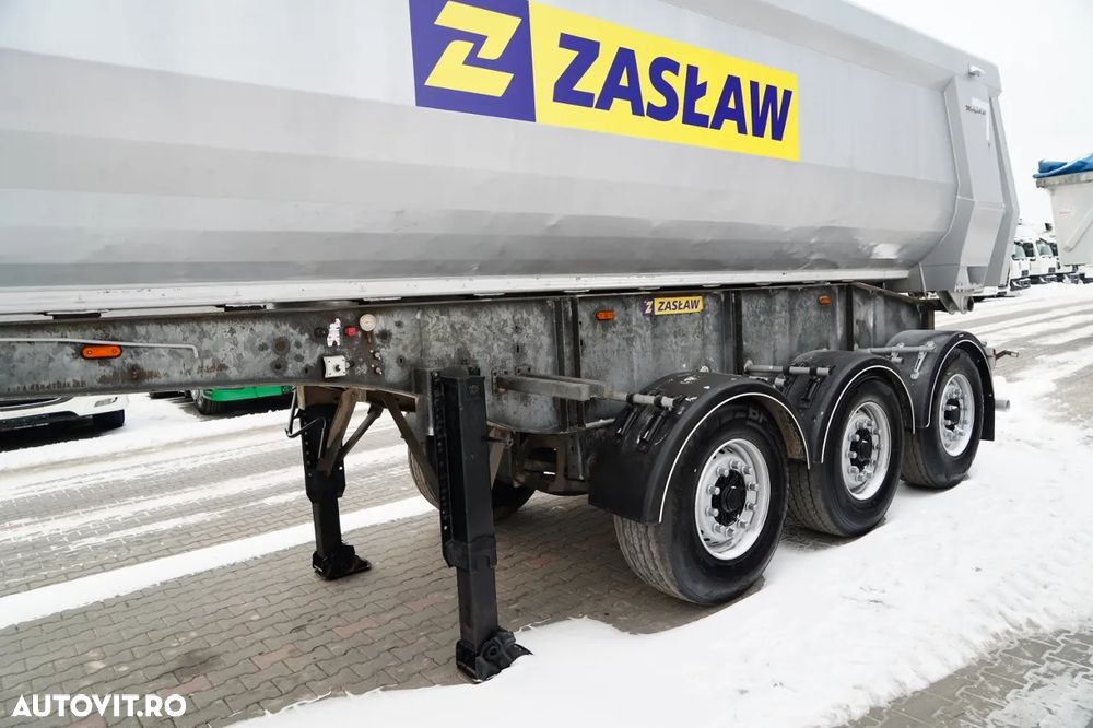 Zaslaw WYWROTKA  25 m3 / STALOWA / RYNNA / OŚ PODNOSZONA - 10