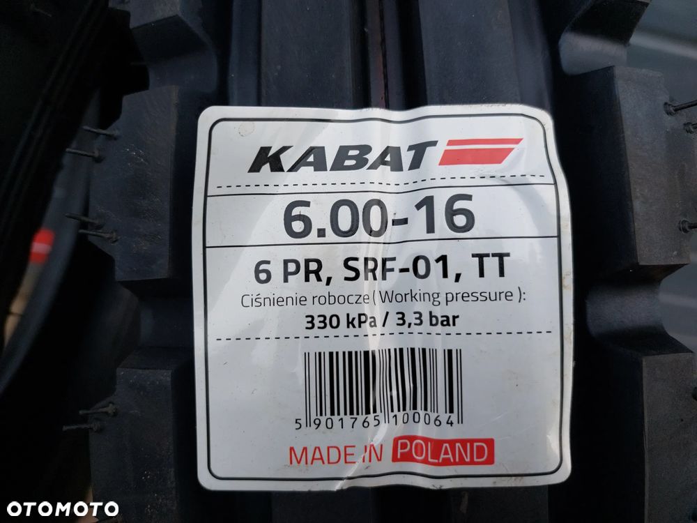 OPONA ROLNICZA KABAT 6.00 X16 6PR SRF-01 - 3