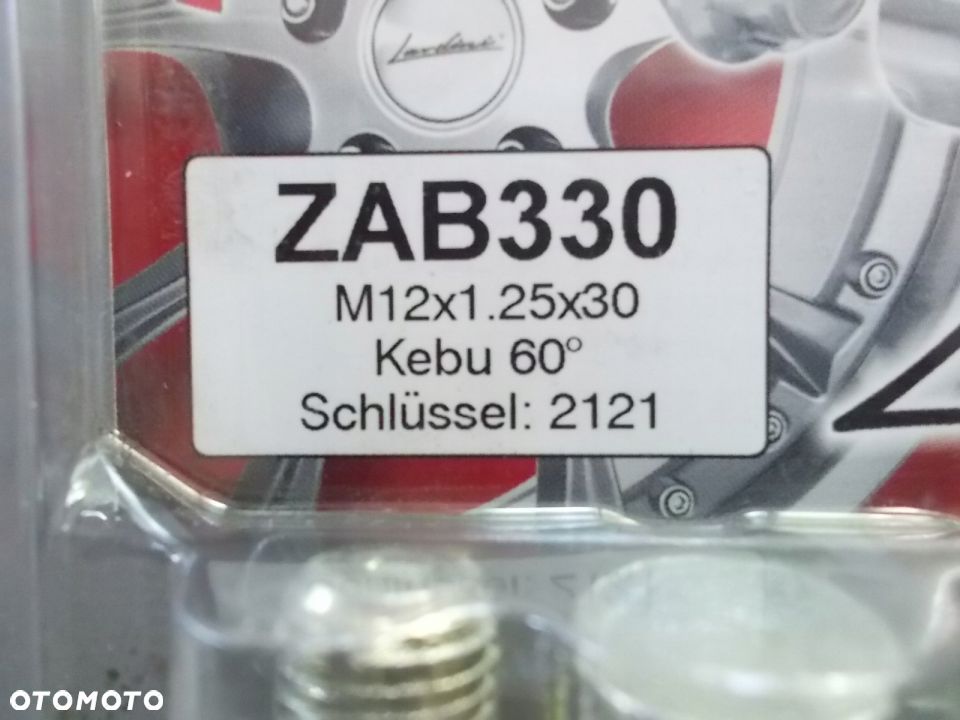 Śruby zabezpieczające M12x1,25 stożek 30mm NOWE - 5