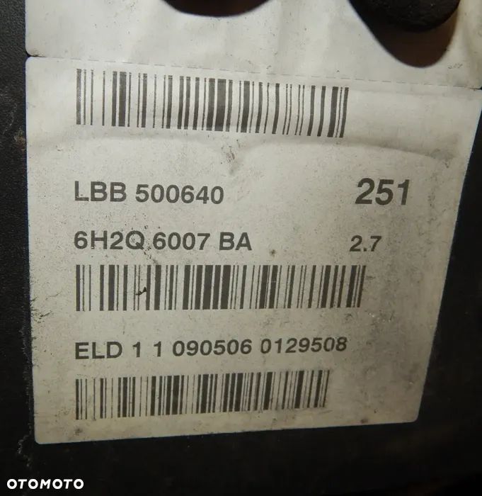 Silnik 2.7 TDV6 Range Rover Sport L320 Jaguar xf Discovery 05-13 Łuków części - 2