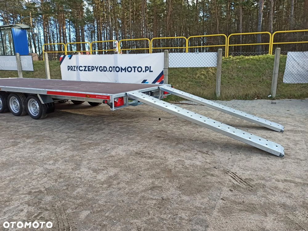 TEMARED CARPLATFORM 6021/3 osie 3,5T sklejka  wym. 590X211cm i inne, mocna - 11