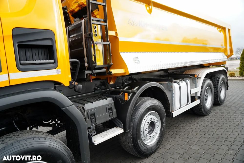 Scania 450 XT / 8x6 / BASCULATOR SPATE / OPTICRUISE / ANVELOPE 100% / EURO 6 - 16