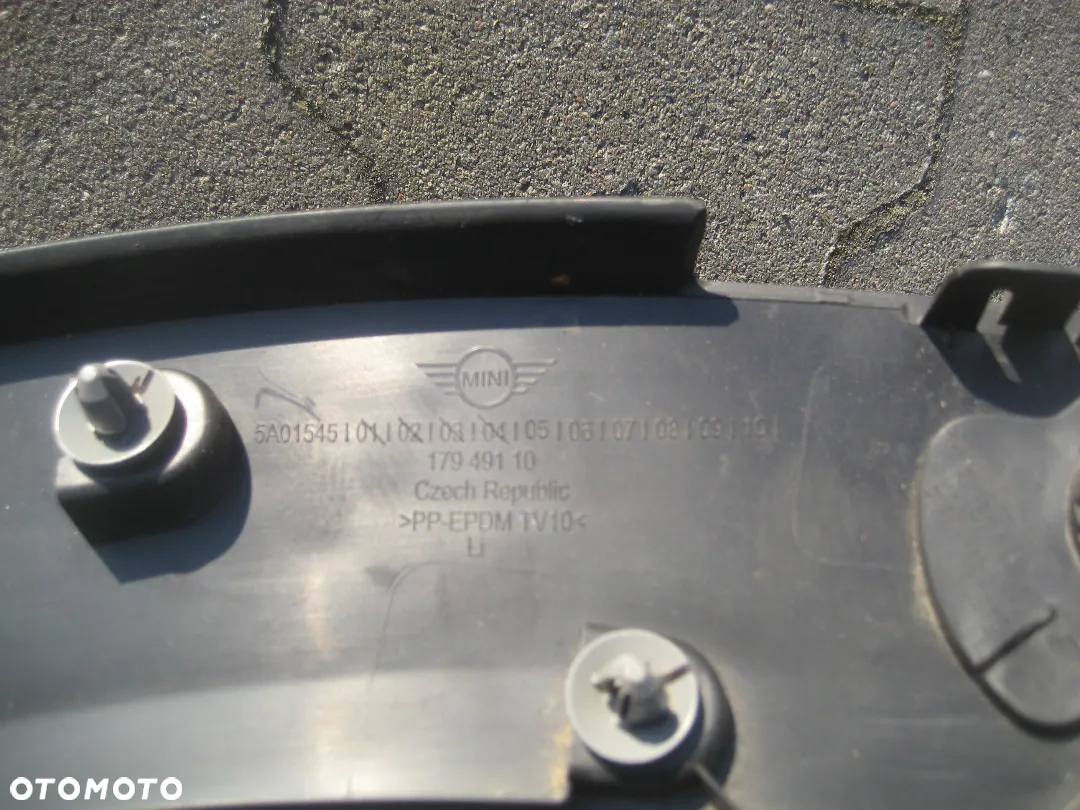 mini f55 f56 lift usa 20-22r listwa nakładka błotnika przód lewa 17949110 5a015451 - 11