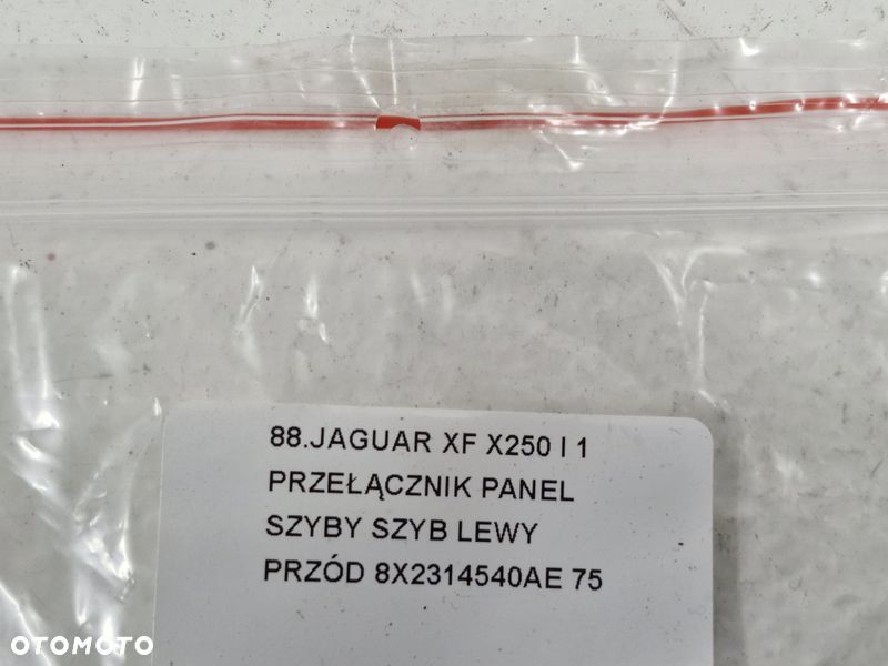 JAGUAR XF X250 I 1 PRZEŁĄCZNIK PANEL SZYBY SZYB LEWY PRZÓD 8X2314540AE - 7