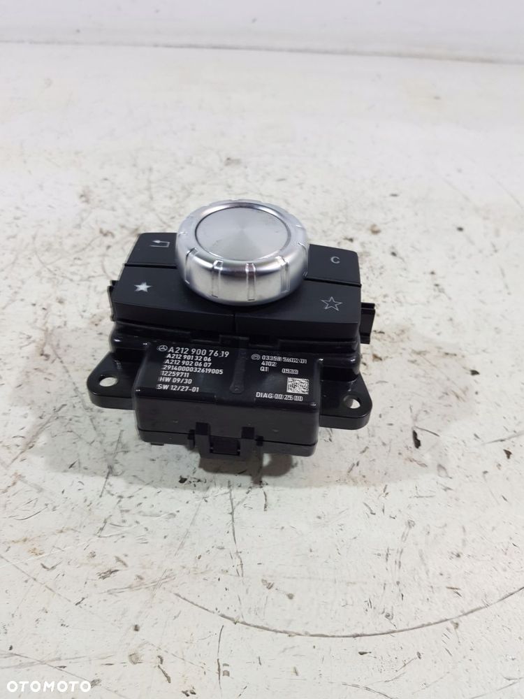 przełącznik radia nawigacji a2129007619 mercedes e-klasa w212 lift eu - 3