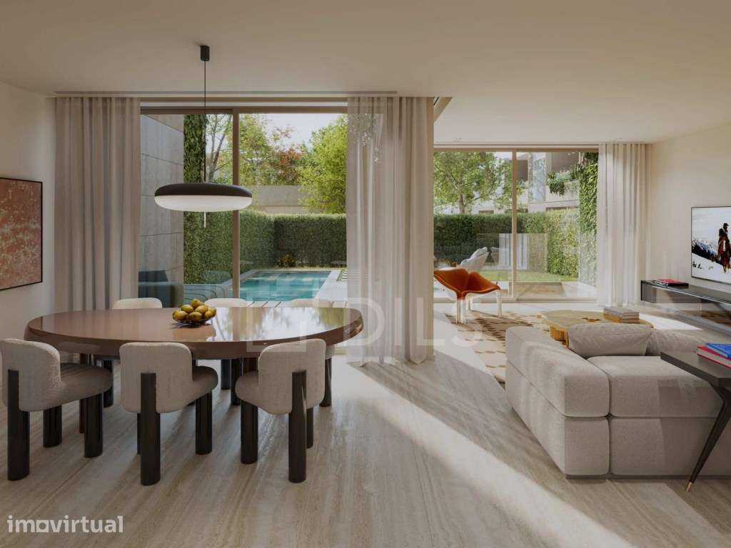 Moradia T3 com jardim e piscina num novo empreendimento em Cascais - Grande imagem: 5/77