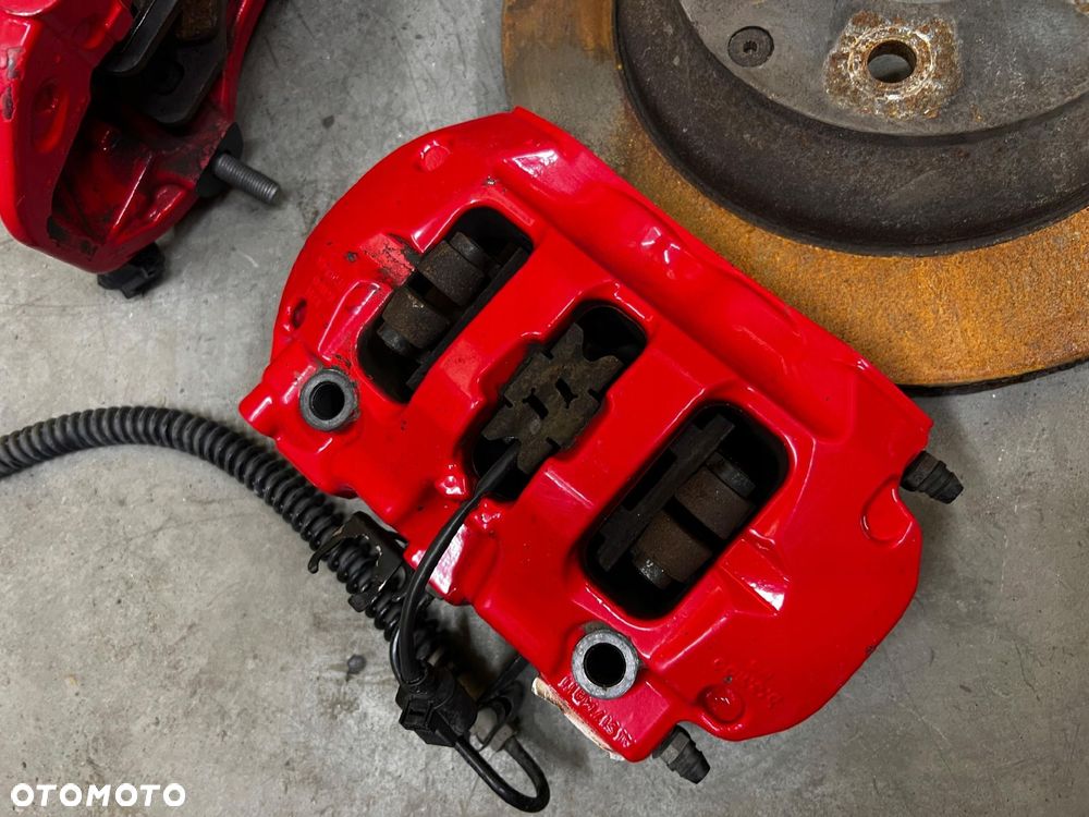 KOMPLET TARCZE HAMULCE ZACISKI PORSCHE CAYENNE II 7P5 GTS 4.8 V8 B BREMBO - 5