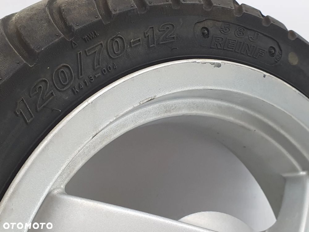 FELGA TYL KOLO  OPONA 120/70-12  PEUGEOT E-VIVACITY - 4