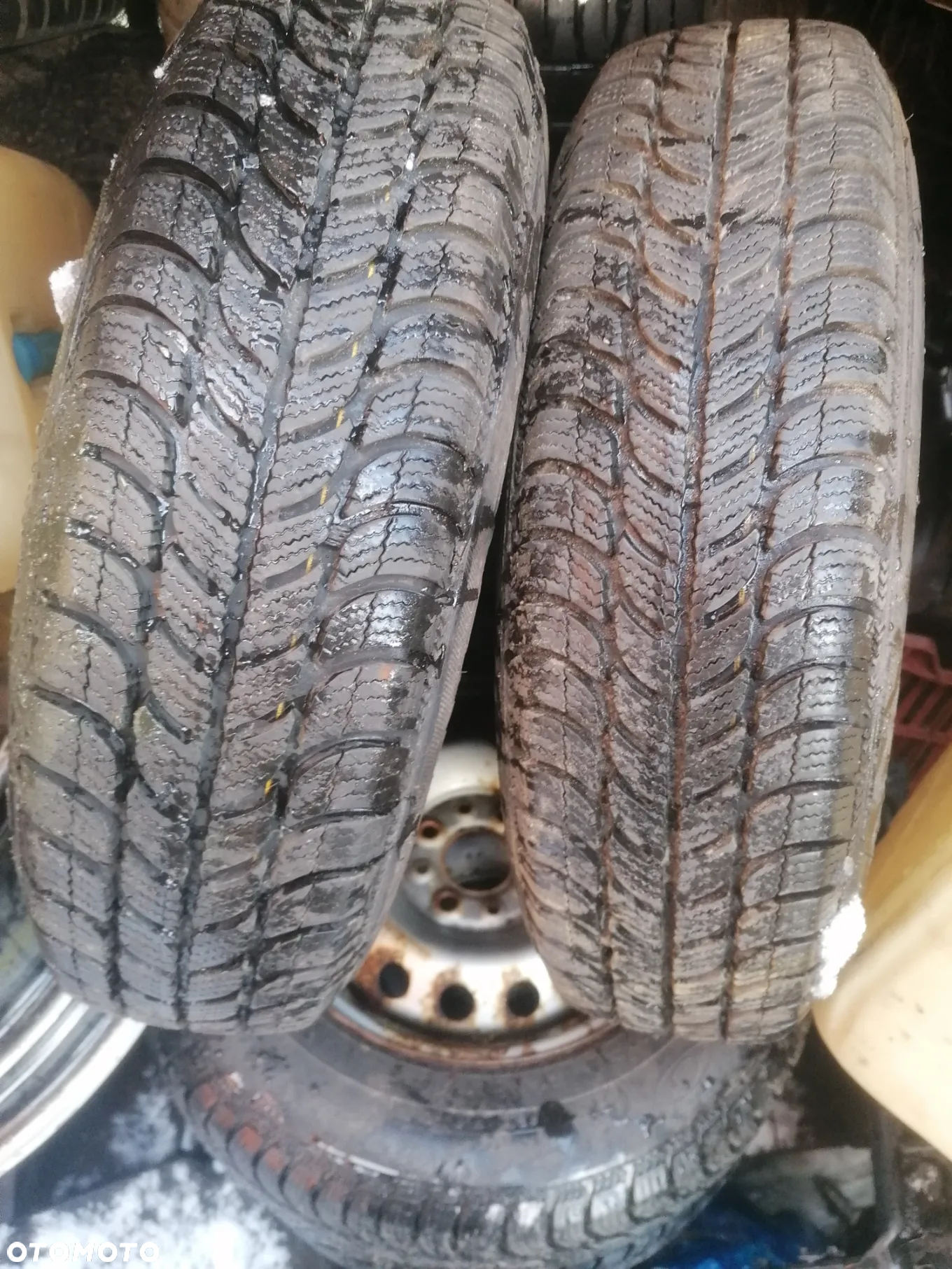 4 Koła zimowe fiat panda Sc seicento jak Nowe dębica frigo 155 80 - 3