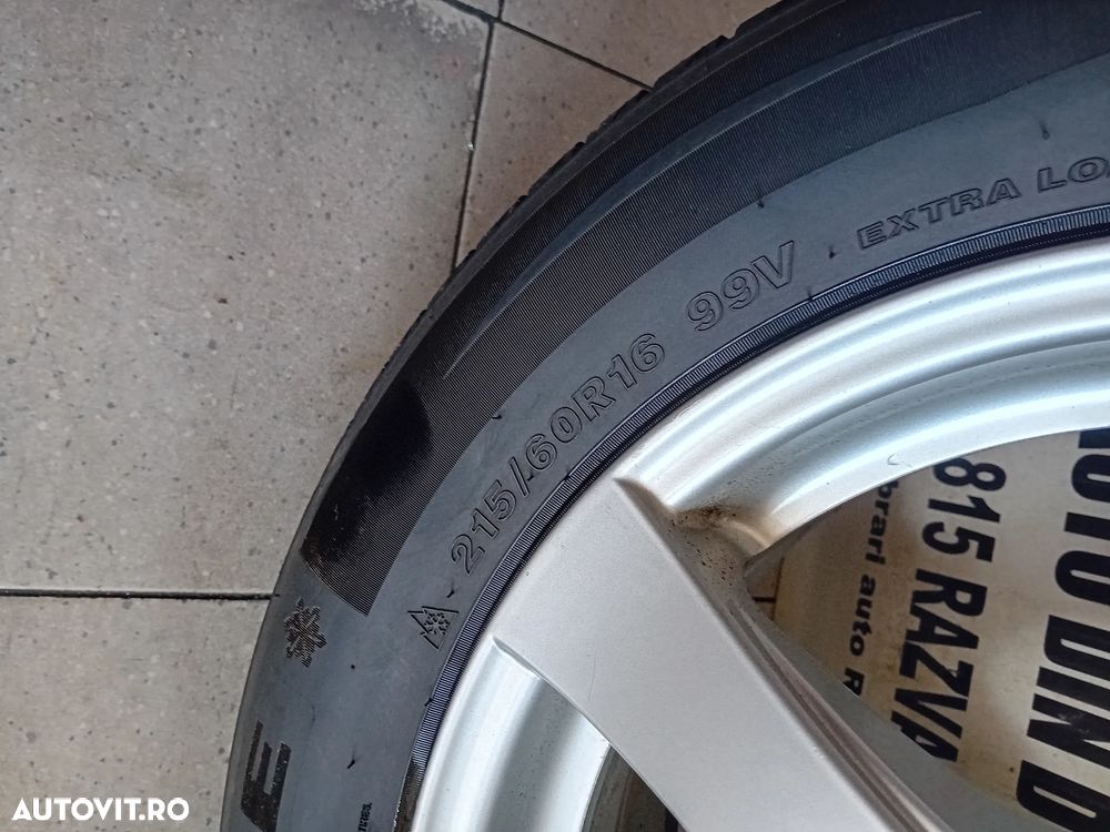 Jante Aluminiu R16 Ford Mondeo Mk4 Galaxy S-Max C-Max Peugeot Citroen 215/60R16 5x108 - 6