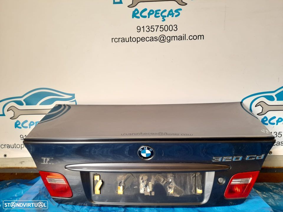 PORTA TAMPA MALA BMW SERIE 3 E46 COUPÉ FECHO PUXADOR AILERON SPOILER LIP FAROLIM FAROLINS - 3