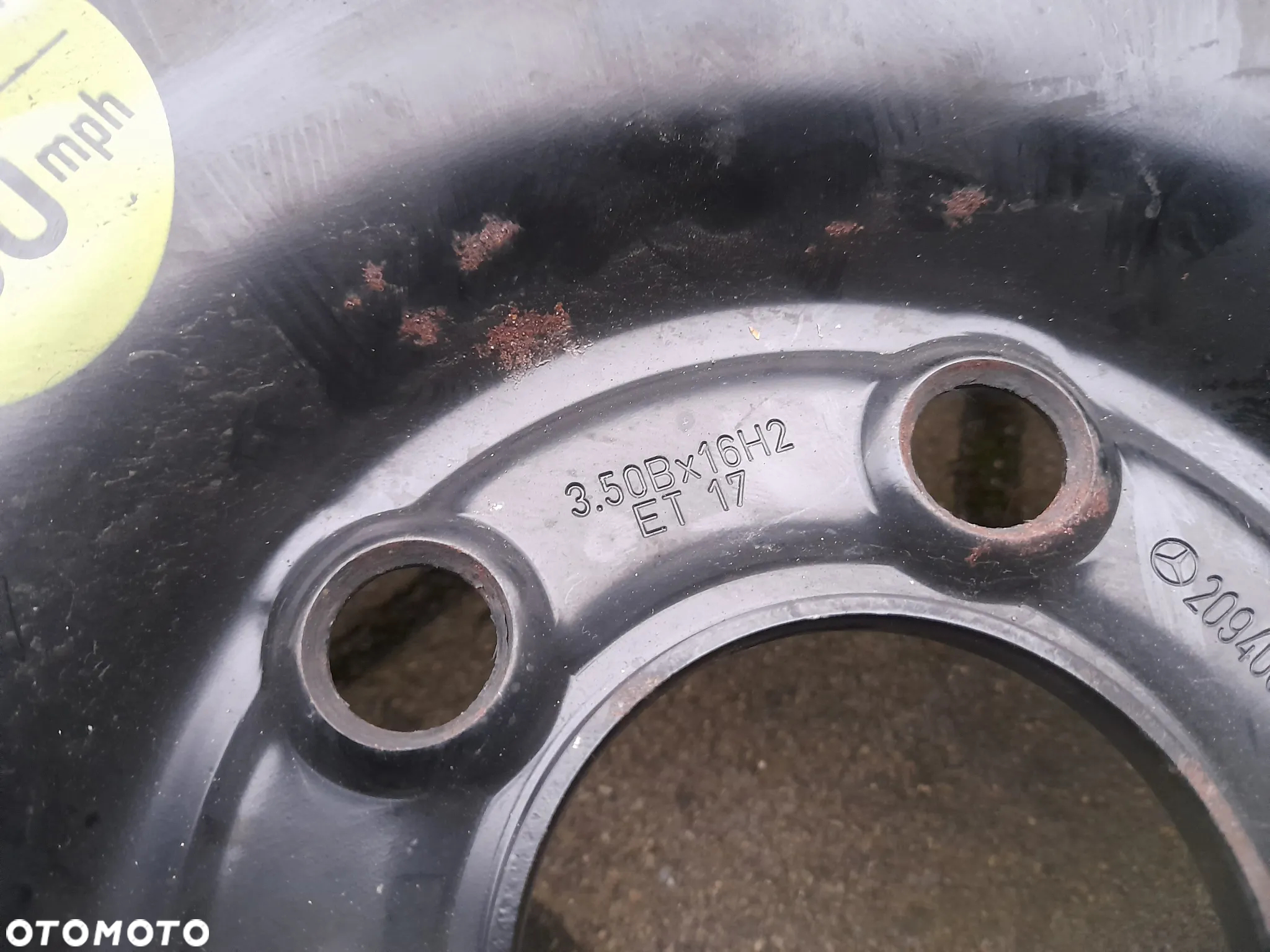 Koło dojazdowe Mercedes Audi 16" A2094000402 Continental - 3