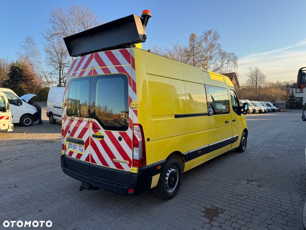 Renault Master 2xDrzwi Przesuwne 2014r. L3H2 Maxi Klima I wł. Tablica LED Roboty Drogowe Koguty - 14