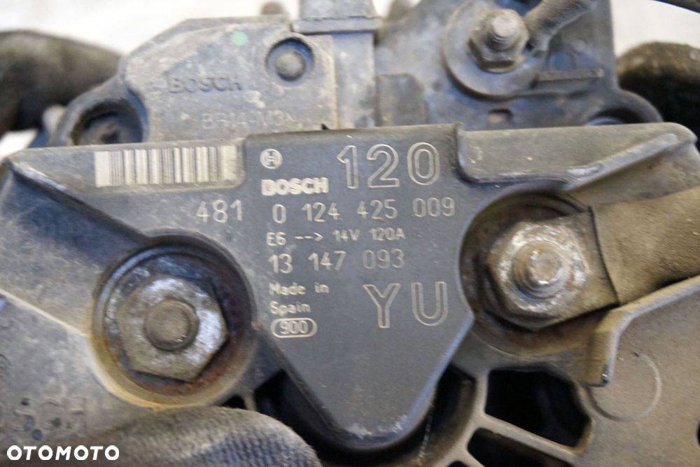 ALTERNATOR VECTRA C 1.8 16V 13147093 0124425009 120A OPEL 2002-2005 - 5