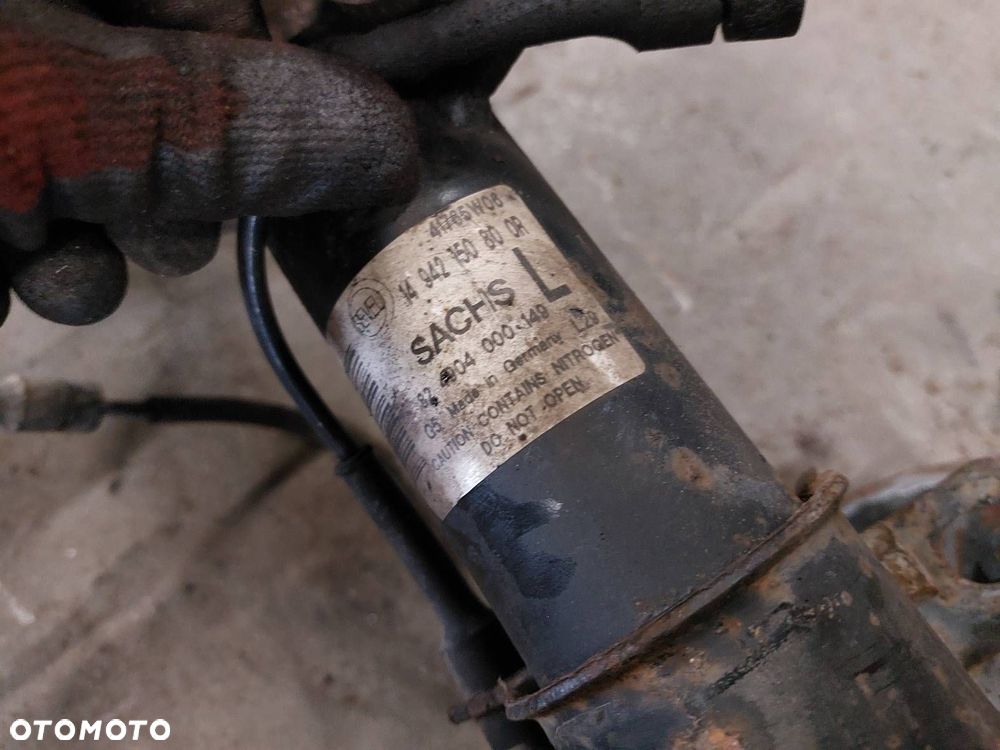 AMORTYZATOR SPRĘŻYNA ZWROTNICA LEWY PRZÓD + PRAWY PRZÓD PEUGEOT 807 I - 7