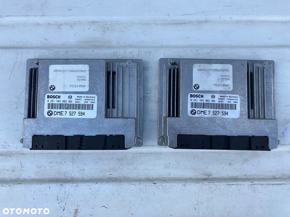 Sterownik silnika BMW E65 V12 760i zestaw startowy CAS N73B60 N73 7527594 - 2