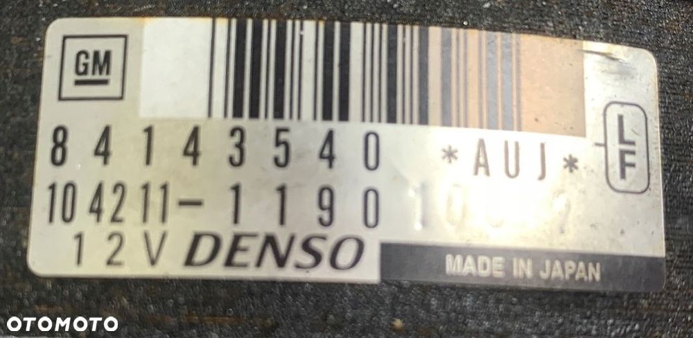 P2 CADILLAC ESCALADE IV 2014 - 6.2 V8 ALTERNATOR GM 84143540 - 4