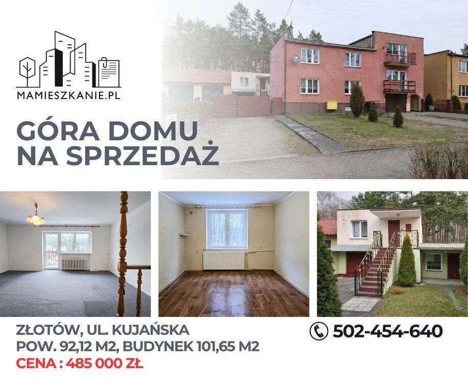 Góra domu + budynek gospodarczo-mieszkalny