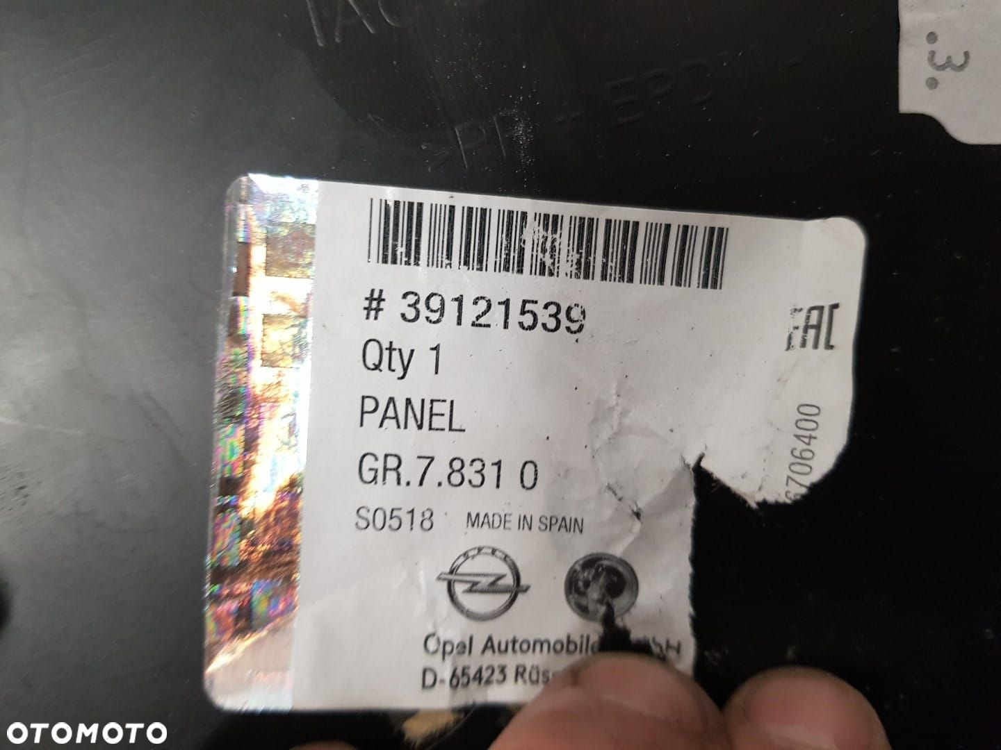 FABRYCZNIE NOWY ORYGINALNY ZDERZAK PRZEDNI PRZÓD OPEL CROSSLAND X 17-21 39121537 - 10